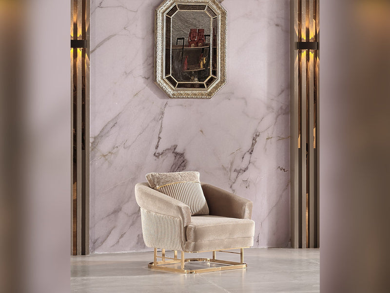Rixos Chair Beige in Beige - 101-RIX-NSIE30-B