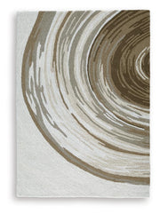 Rizwana Ivory/Brown/Gray 5' x 7' Area Rug - R407762