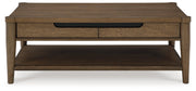 Roanhowe Coffee Table with 1 End Table in Brown - PKG016518
