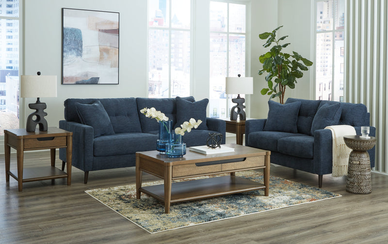 Roanhowe Coffee Table with 1 End Table in Brown - PKG016518