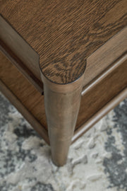 Roanhowe Coffee Table with 1 End Table in Brown - PKG016518
