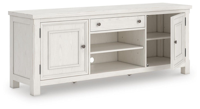 Robbinsdale Antique White 72" TV Stand - W742-68