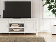 Robbinsdale Antique White 72" TV Stand - W742-68