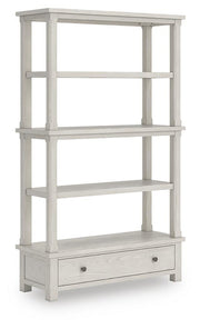 Robbinsdale Antique White 75" Bookcase - H742-70