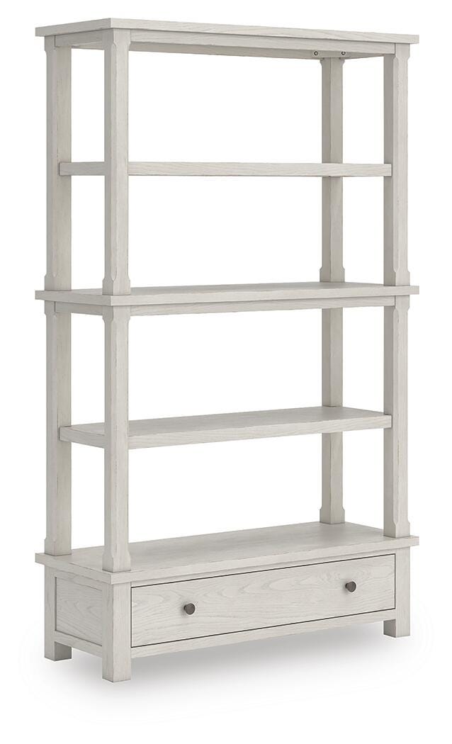 Robbinsdale Antique White 75" Bookcase - H742-70