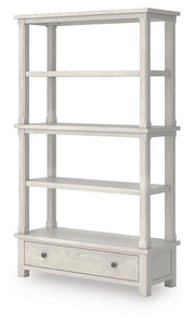 Robbinsdale Antique White 75" Bookcase - H742-70