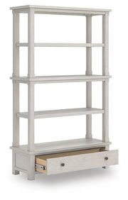 Robbinsdale Antique White 75" Bookcase - H742-70