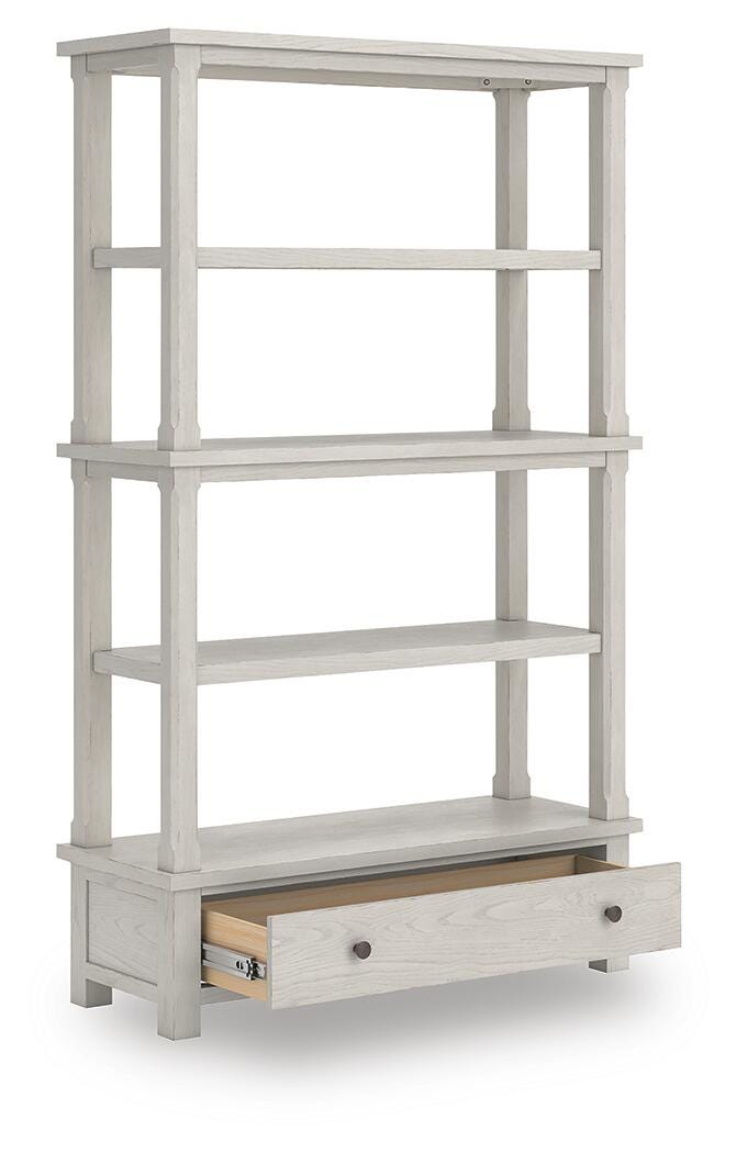 Robbinsdale Antique White 75" Bookcase - H742-70