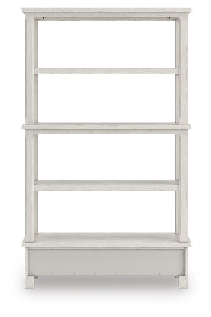 Robbinsdale Antique White 75" Bookcase - H742-70