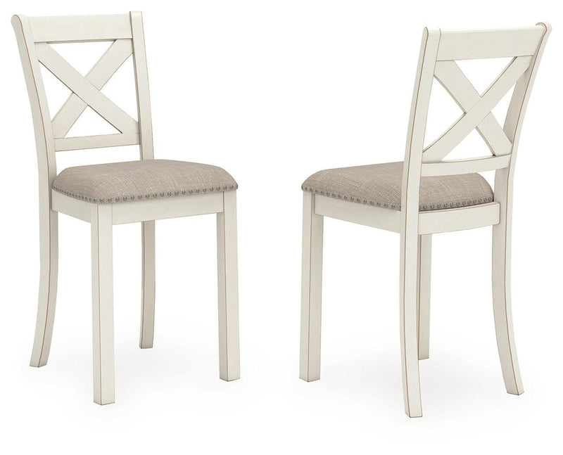 Robbinsdale Antique White Barstool (Set of 2) - D642-124X2
