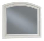 Robbinsdale Antique White Bedroom Mirror - Gate FurnitureMirror