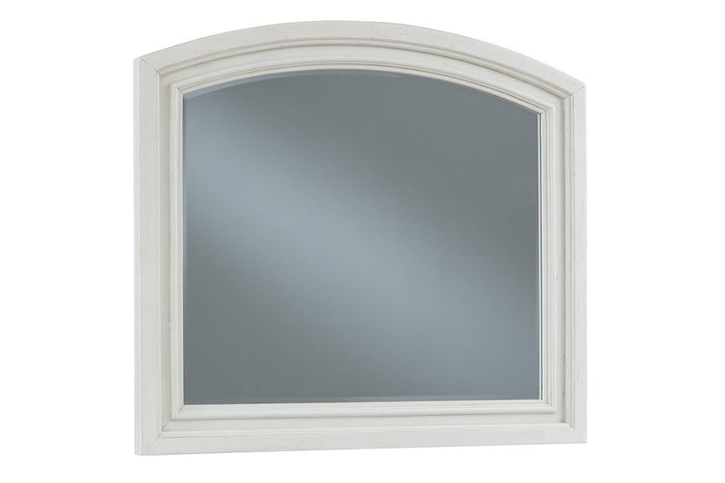 Robbinsdale Antique White Bedroom Mirror - Gate FurnitureMirror