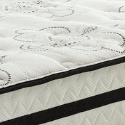 Robbinsdale Antique White Bunk Bed and Mattresses - B742B45