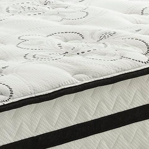 Robbinsdale Antique White Bunk Bed and Mattresses - B742B45