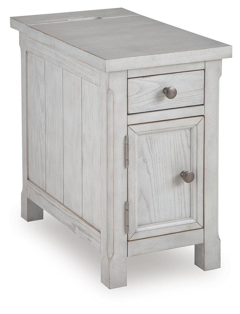 Robbinsdale Antique White Chairside End Table - T729-7