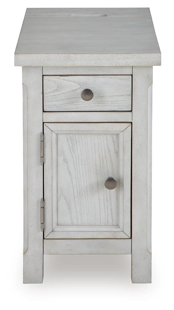 Robbinsdale Antique White Chairside End Table - T729-7