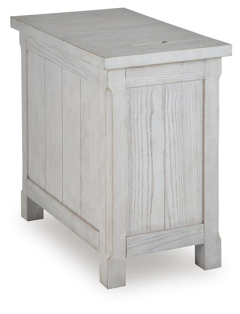 Robbinsdale Antique White Chairside End Table - T729-7