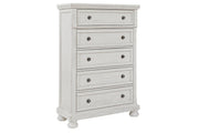 Robbinsdale Antique White Chest of Drawers - Gate FurnitureChest