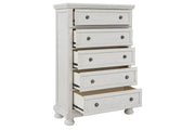 Robbinsdale Antique White Chest of Drawers - Gate FurnitureChest