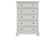 Robbinsdale Antique White Chest of Drawers - Gate FurnitureChest