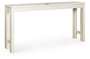 Robbinsdale Antique White Counter Height Dining Table and 3 Barstools Set - D642-113