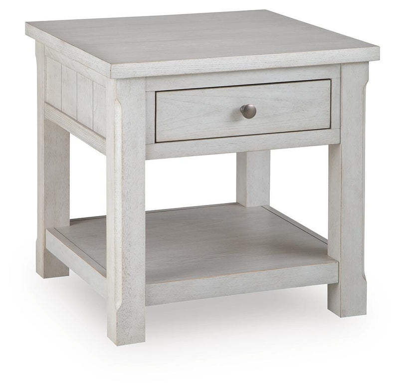 Robbinsdale Antique White End Table - T729-2
