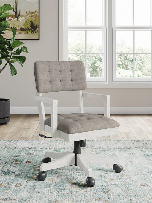 Robbinsdale Antique White Home Office Desk Chair - H742-01A