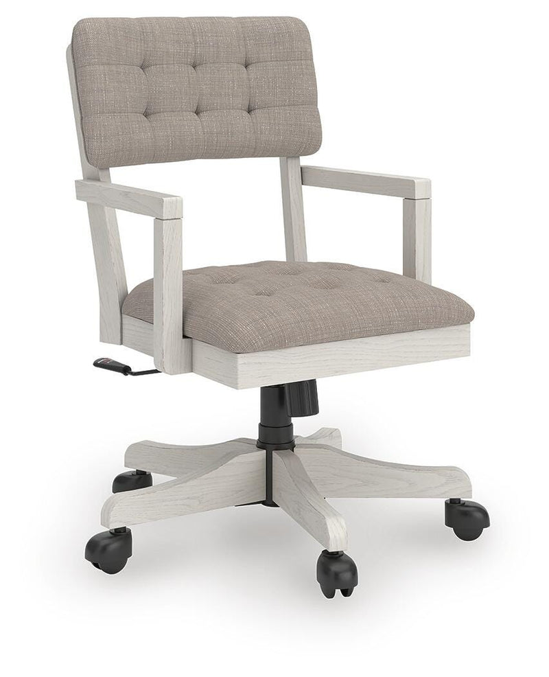 Robbinsdale Antique White Home Office Desk Chair - H742-01A