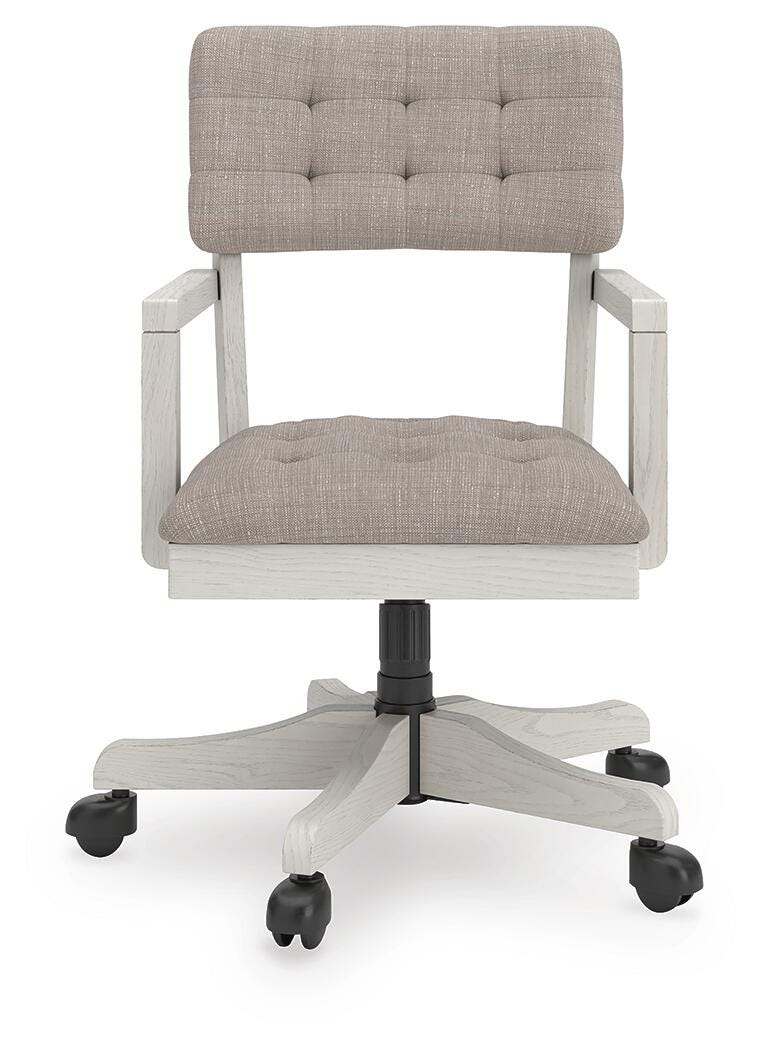 Robbinsdale Antique White Home Office Desk Chair - H742-01A