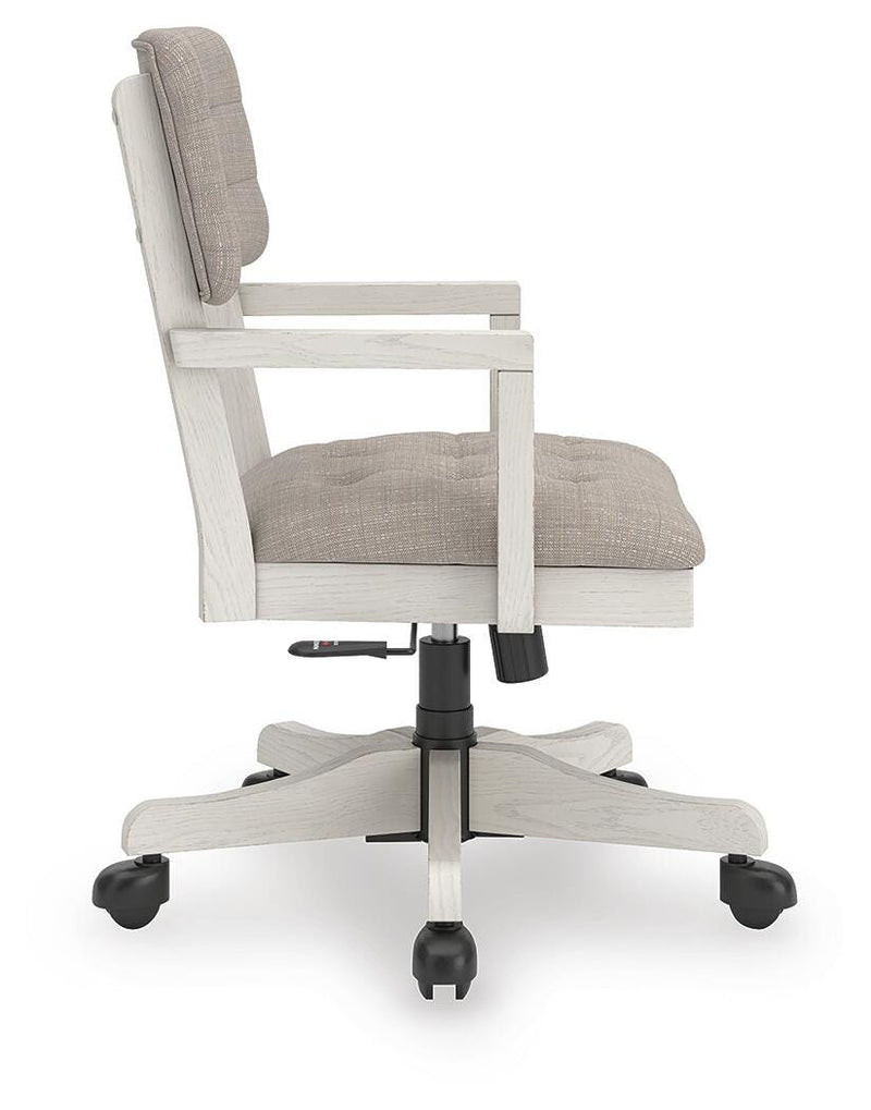 Robbinsdale Antique White Home Office Desk Chair - H742-01A