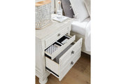 Robbinsdale Antique White Nightstand - Gate FurnitureNightstand