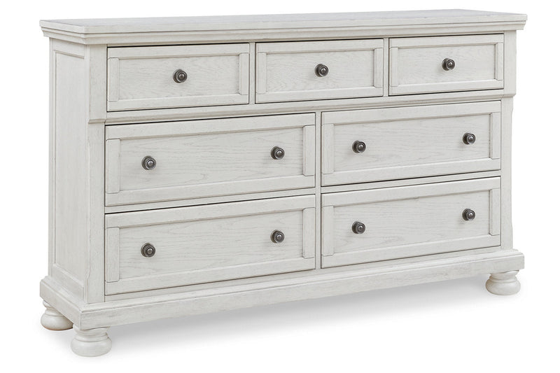 Robbinsdale Antique White Panel Storage Bedroom Set - Gate FurnitureBedroom Set