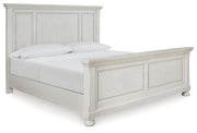 Robbinsdale Antique White Queen Panel Bed, Dresser, Chest and 2 Nightstands - B742B35