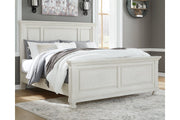 Robbinsdale Antique White Queen Panel Bed - Gate FurnitureQueen Bed