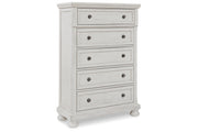 Robbinsdale Antique White Sleigh Bedroom Set - Gate FurnitureBedroom Set