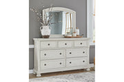 Robbinsdale Antique White Sleigh Bedroom Set - Gate FurnitureBedroom Set