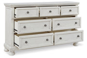Robbinsdale Antique White Sleigh Storage Bedroom Set - Gate FurnitureYouth Bedroom Set