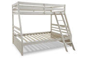 Robbinsdale Antique White Twin over Full Bunk Bed - Gate FurnitureBunk Bed