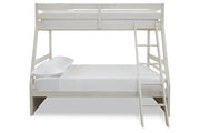 Robbinsdale Antique White Twin over Full Bunk Bed - Gate FurnitureBunk Bed