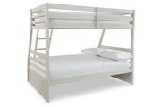 Robbinsdale Antique White Twin over Full Bunk Bed with Storage - Gate FurnitureBunk Bed