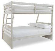 Robbinsdale Antique White Twin over Full with Storage and Mattresses - B742B39
