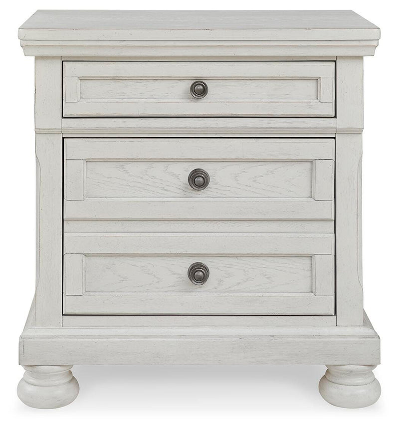 Robbinsdale Full Sleigh Storage Bed, Chest and Nightstand - B742B48