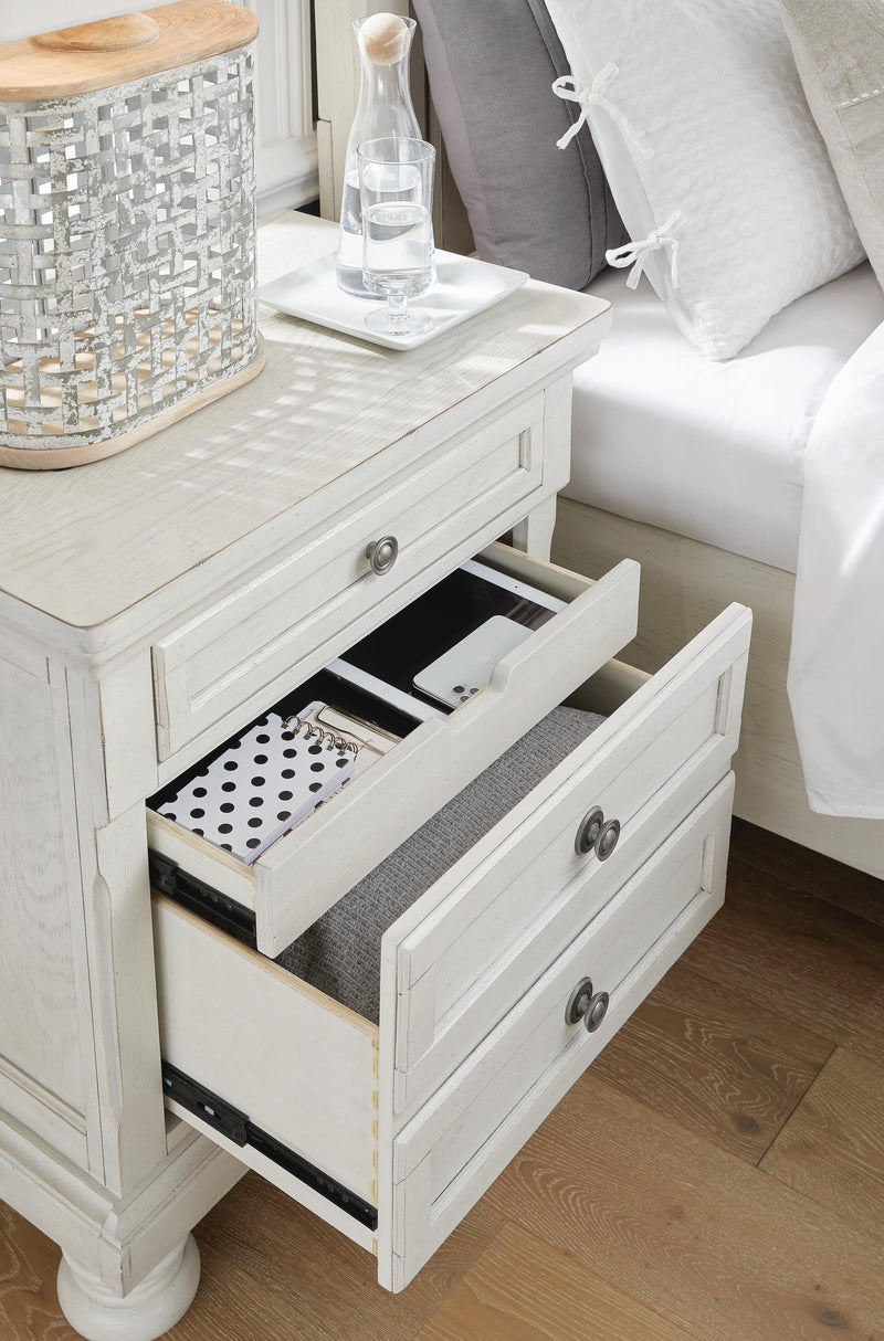 Robbinsdale Full Sleigh Storage Bed, Chest and Nightstand - B742B48