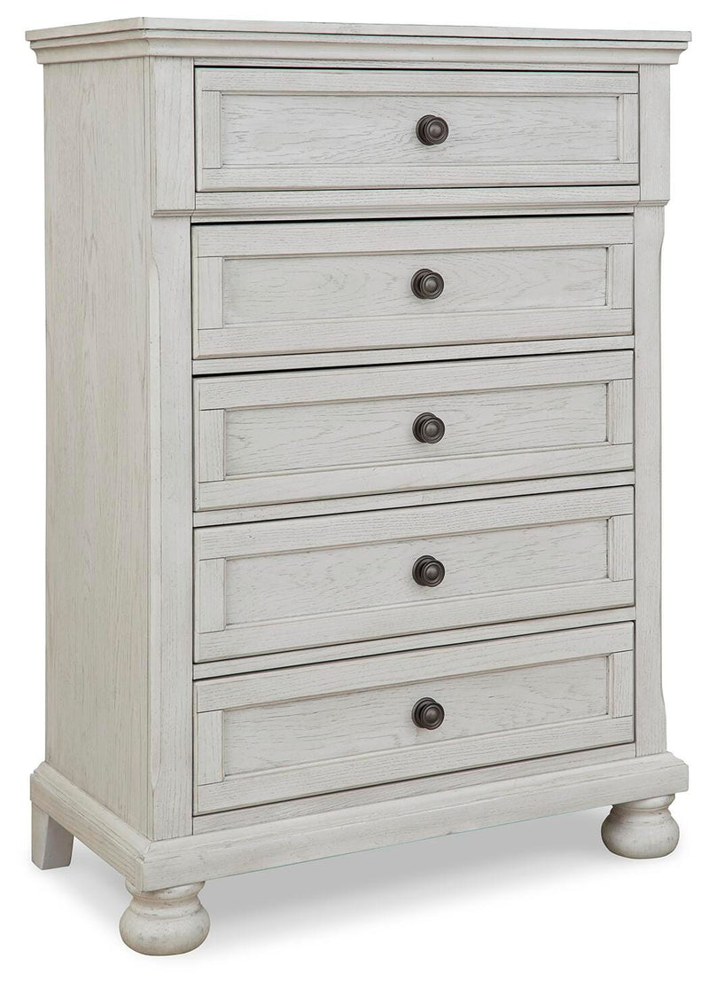 Robbinsdale Full Sleigh Storage Bed, Chest and Nightstand - B742B48