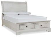 Robbinsdale Full Sleigh Storage Bed, Chest and Nightstand - B742B48