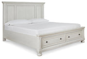 Robbinsdale King Panel Storage Bed, Dresser, Chest and 2 Nightstands - B742B49