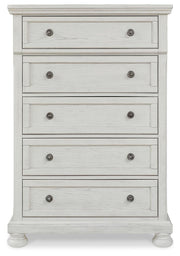 Robbinsdale King Panel Storage Bed, Dresser, Chest and 2 Nightstands - B742B49