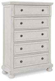 Robbinsdale King Panel Storage Bed, Dresser, Chest and 2 Nightstands - B742B49