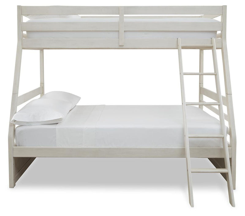 Robbinsdale Twin over Full Bunk Bed and Mattresses - B742B46