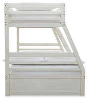 Robbinsdale Twin over Full Bunk Bed and Mattresses - B742B46